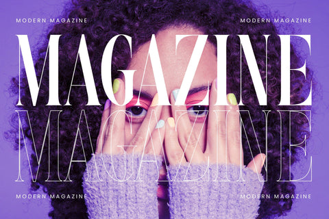 Magrefin - Modern Display Font Font Letterena Studios 