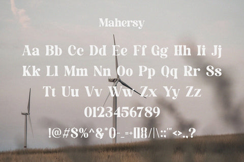 Mahersy - Classic Display Serif Font studioalmeera 
