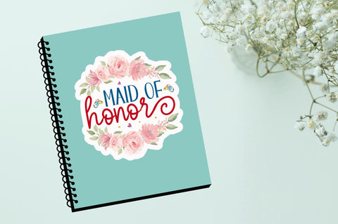 Maid of honor Sticker Design Sublimation Regulrcrative 