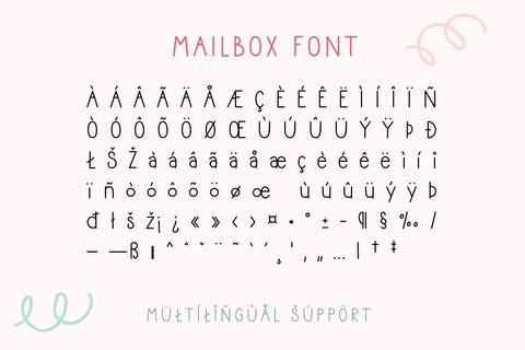 Mailbox - Handwritten Font Font AnningArts Design 