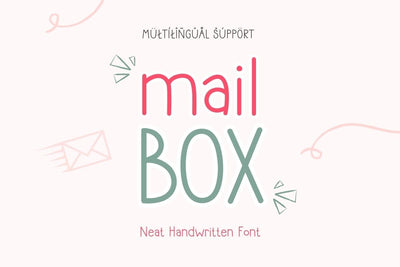 Mailbox - Handwritten Font Font AnningArts Design 