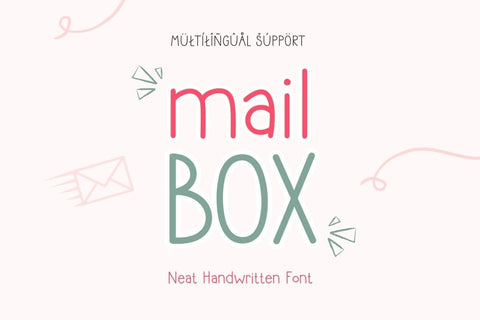 Mailbox - Handwritten Font Font AnningArts Design 