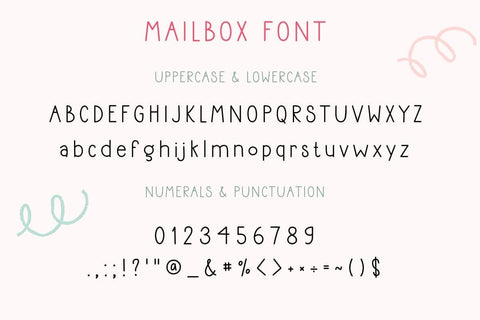 Mailbox - Handwritten Font Font AnningArts Design 