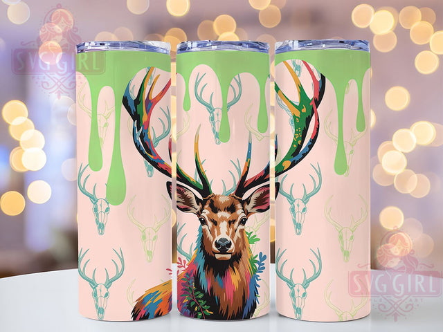 Majestic Deer Hunting 20oz Tumbler, Majestic Deer, Tumbler Wrap, Sublimation Design, 20oz Tumbler, Outdoor Theme, Wildlife Art Sublimation SvggirlplusArt 