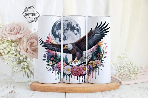 Majestic Eagle Tumbler Wrap Sublimation sassyprint 
