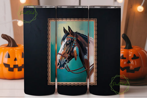 Majestic Horse 20oz Tumbler Design Sublimation PixelChick 