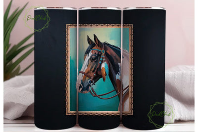Majestic Horse 20oz Tumbler Design Sublimation PixelChick 