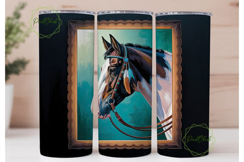 Majestic Horse 20oz Tumbler Design Sublimation PixelChick 
