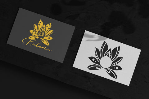 Majestic Lotus Mandala Monogram Font Dm Letter Studio 