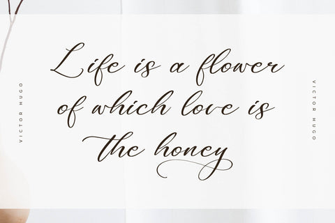 Majestican - Beauty Calligraphy Font Font Letterena Studios 