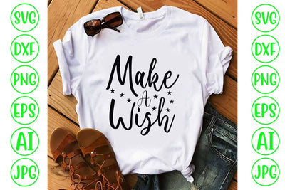 Make A Wish SVG Design SVG Syaman 