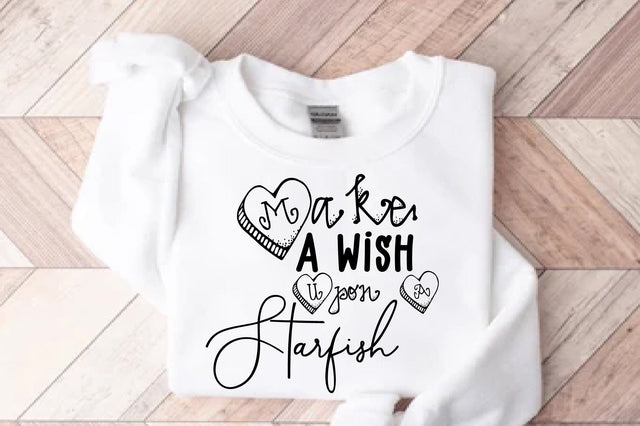 Make A Wish Upon A Starfish svg SVG orpitasn 