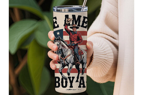 Make America Cowboy Again 20oz Tumbler Sublimation DesignSVG 