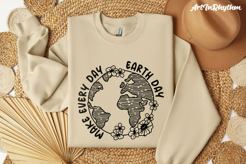 Make Every Day Earth Day Svg, Happy Earth Day Svg, Earth Day Svg, Save the Earth Svg SVG Artinrhythm shop 