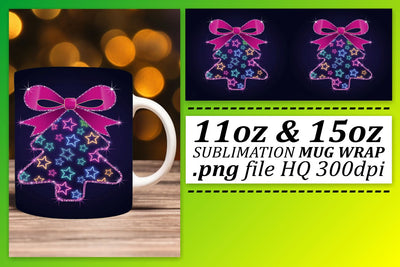 make every sip delightful! , Elegant wrap designs, Neon Xmas Sublimation afrosvg 