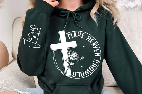 Make Heaven Crowded Sleeve SVG Design SVG Regulrcrative 