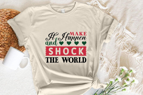 Make it happen and shock the world SVG Angelina750 