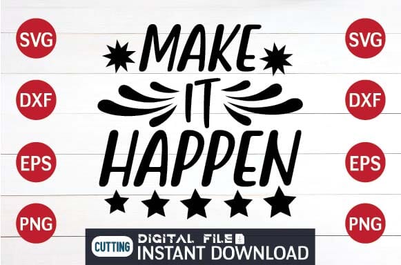 Make it happen svg SVG designer krishna 