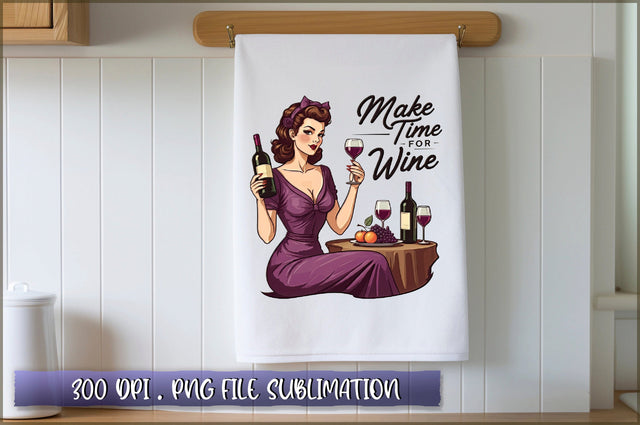 Make time for wine Sublimation Sublimation Shetara Begum 