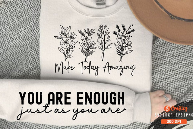 Make today amazing Sleeve SVG Design SVG Designangry 