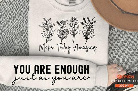 Make today amazing Sleeve SVG Design SVG Designangry 