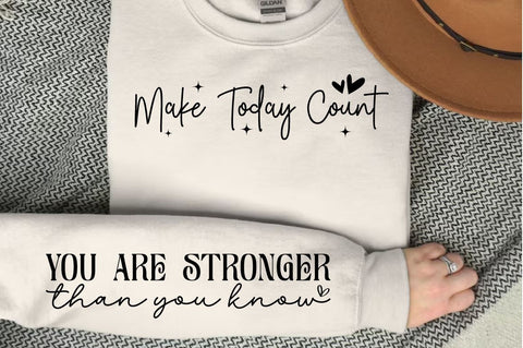 Make today count Sleeve SVG Design SVG Designangry 