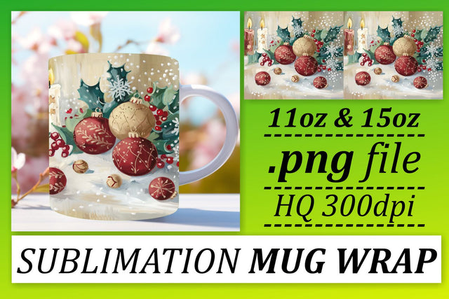 make unique mugs! , Customizable wrap PNGs, Christmas Sublimation afrosvg 