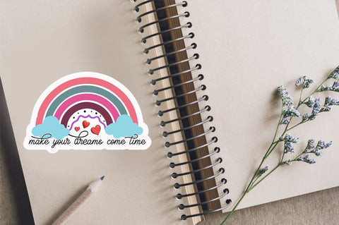 Make your dreams Sticker Design Sublimation Regulrcrative 