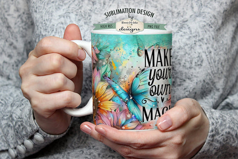 Make Your Own Magic Sublimation Mug - 11 & 15 oz sizes Sublimation Ewe-N-Me Designs 