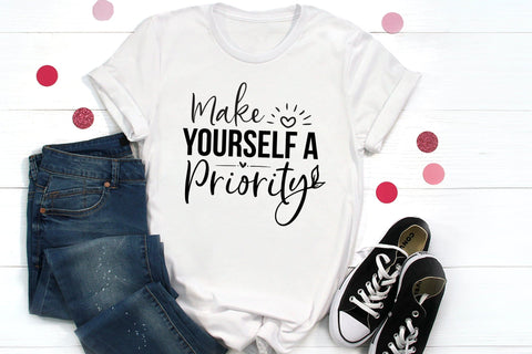 Make Yourself a Priority - Mental Health SVG Cut File SVG CraftLabSVG 