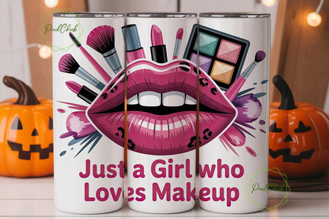 Makeup Lover Tumbler Wrap Sublimation PixelChick 