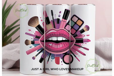 Makeup Lover Tumbler Wrap Sublimation PixelChick 