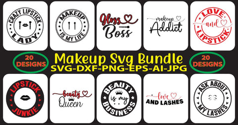 Makeup-Svg-Bundle SVG Syaman 