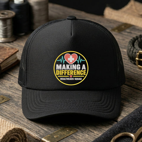 Making a Difference Healthcare Embroidery Design – Healthcare Squad Medical Heartbeat Machine Embroidery File Embroidery/Applique DESIGNS PatternFeed8 