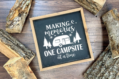 Making Memories Campsite SVG I Camping Signs for Campers SVG SVG Happy Printables Club 