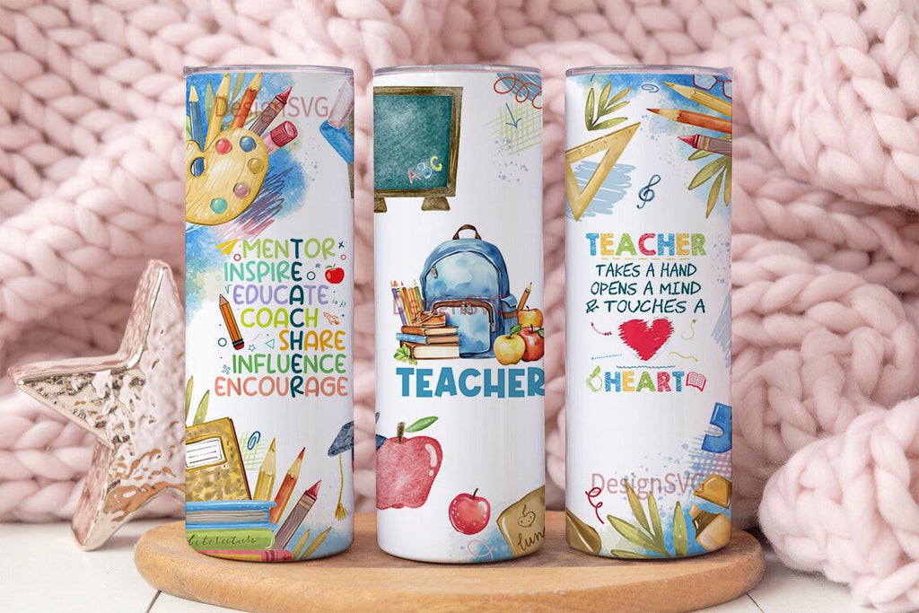 Male Teacher Tumbler Wrap Sublimation Design, Tumbler Wrap for Male