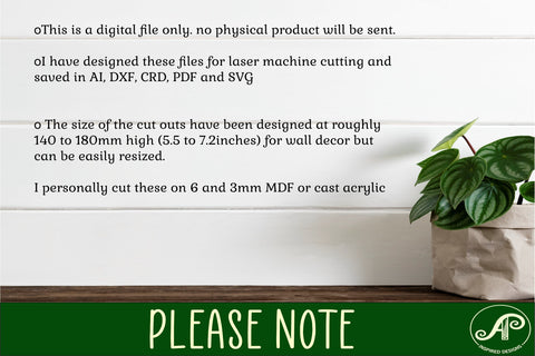 Male Tennis player Silhouette laser cut shapes x 7 SVG SVG APInspireddesigns 