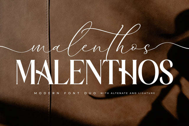 Malenthos Font Duo Font Storytype Studio 