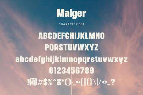 Malger - Modern Sans Serif Font studioalmeera 