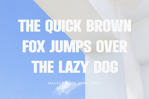 Malger - Modern Sans Serif Font studioalmeera 