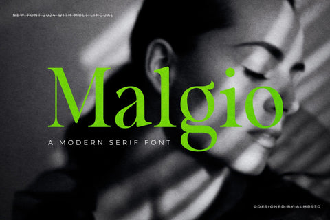 Malgio - Modern Serif Font studioalmeera 