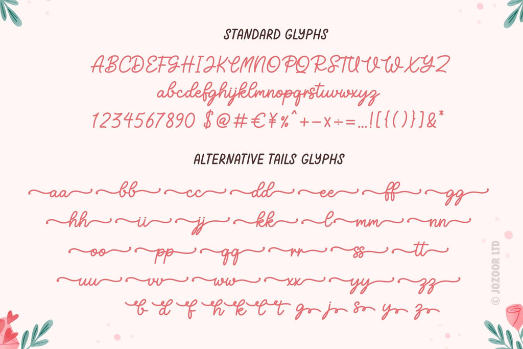 Malia Love You - Lovely Script Font - So Fontsy