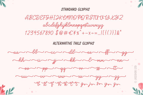 Malia Love You - Lovely Script Font Font Jozoor 