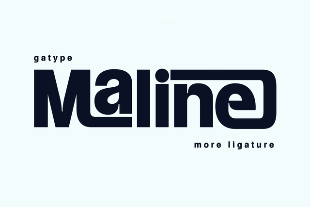 Maline Font gatype 