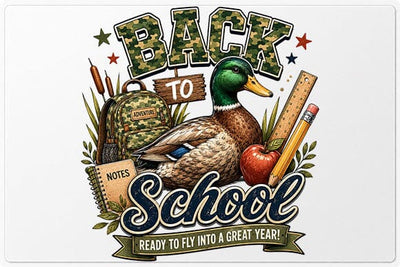Mallard Duck Back to School PNG | School Sublimation Digital Download SVG BillahCrafts 