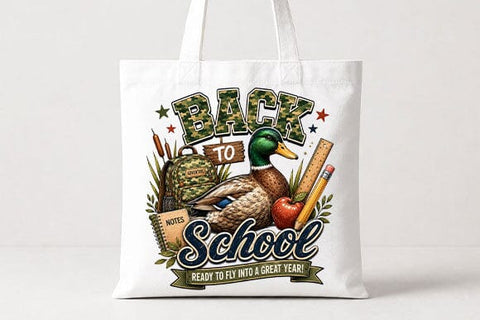 Mallard Duck Back to School PNG | School Sublimation Digital Download SVG BillahCrafts 