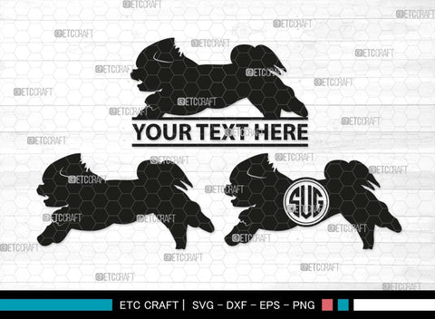 Maltese Dog Monogram, Maltese Dog Silhouette, Dog SVG, Dog Breeds Svg, Maltese Svg, Cute Puppy Svg, Bichon Frise Svg, SB00564 SVG ETC Craft 