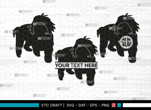 Maltese Dog Monogram, Maltese Dog Silhouette, Dog SVG, Dog Breeds Svg, Maltese Svg, Cute Puppy Svg, Bichon Frise Svg, SB00564 SVG ETC Craft 