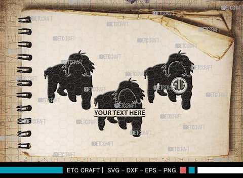 Maltese Dog Monogram, Maltese Dog Silhouette, Dog SVG, Dog Breeds Svg, Maltese Svg, Cute Puppy Svg, Bichon Frise Svg, SB00564 SVG ETC Craft 