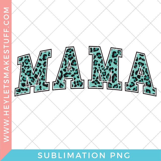 Mama 3 Blue - Sublimation Sublimation Hey Let's Make Stuff 